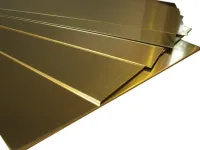 Латунный анод Холоднокатаный 1900 мм 200 мм 8 мм Л63 ГОСТ 2208-2007 купить в Белгороде